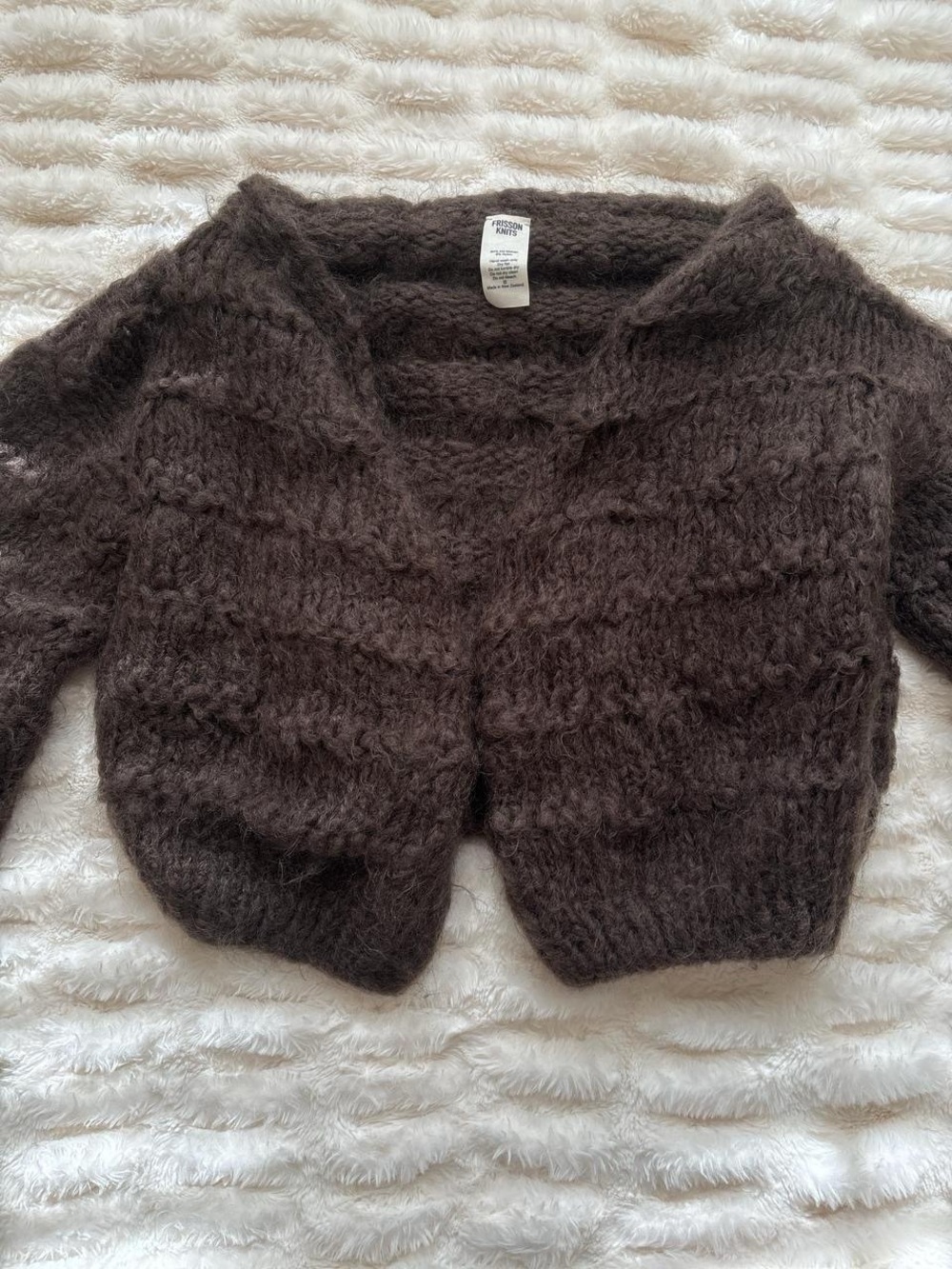 Frisson Knits Becca mohair cardigan - Picture 3 of 7